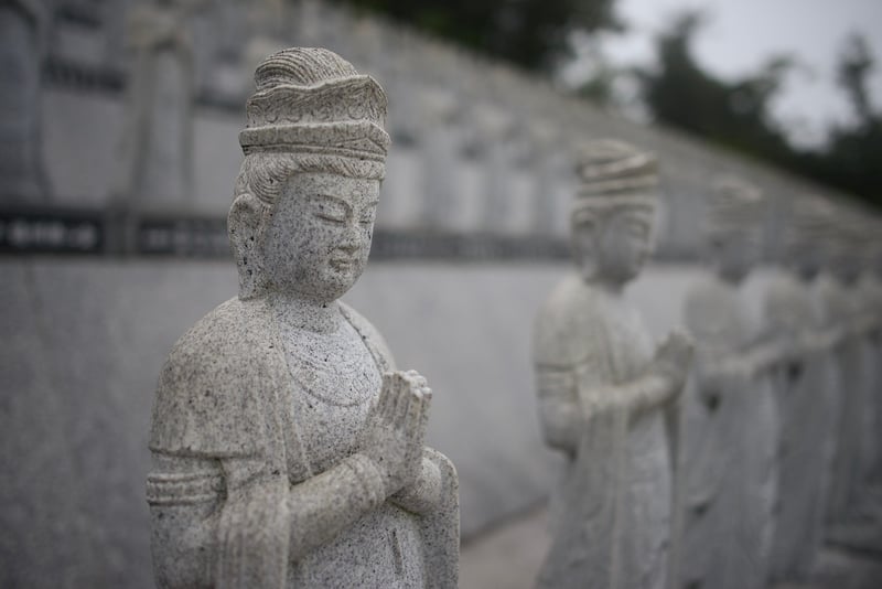 Buddha statue in meditation